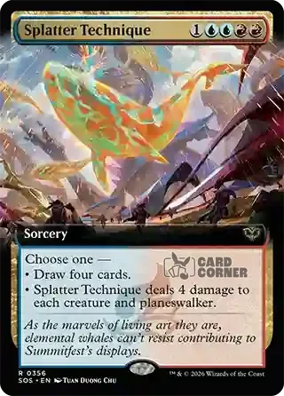 Secrets of Strixhaven Card List - Splatter Technique 0356