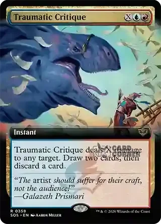 Secrets of Strixhaven Card List - Traumatic Critique 0358