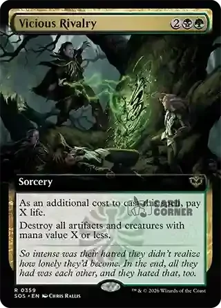 Secrets of Strixhaven Card List - Vicious Rivalry 0359