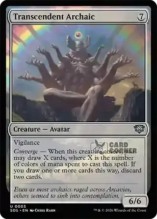 Secrets of Strixhaven Card List - Transcendent Archaic 0005