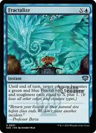 Secrets of Strixhaven Card List - Fractalize 0051