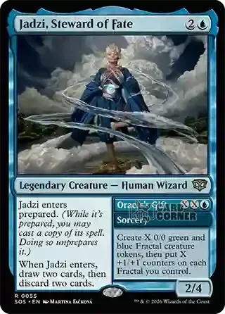 Secrets of Strixhaven Card List - Jadzi, Steward of Fate 0055