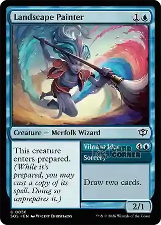 Secrets of Strixhaven Card List - Landscape Painter 0056