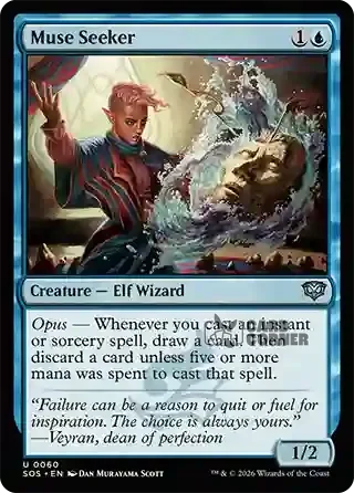 Secrets of Strixhaven Card List - Muse Seeker 0060