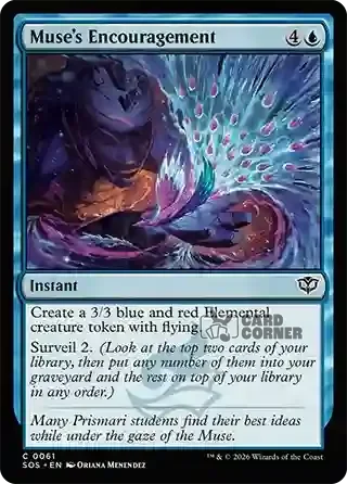 Secrets of Strixhaven Card List - Muse's Encouragement 0061