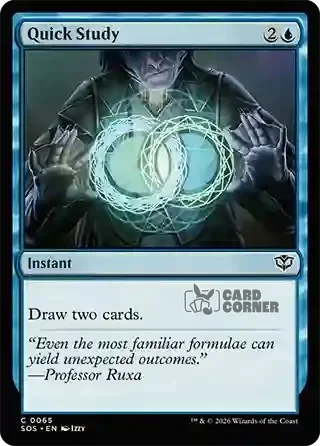 Secrets of Strixhaven Card List - Quick Study 0065