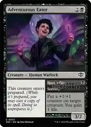Secrets of Strixhaven Card List - Adventurous Eater 0072