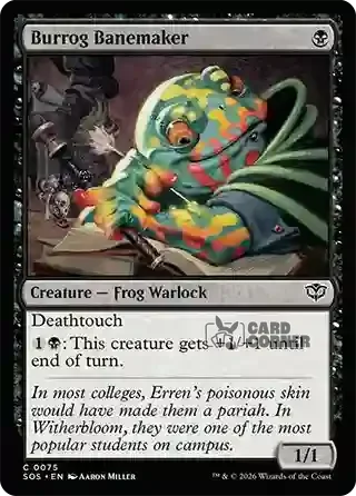 Secrets of Strixhaven Card List - Burrog Banemaker 0075
