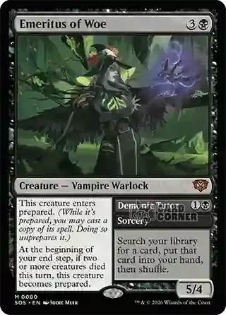 Secrets of Strixhaven Card List - Emeritus of Woe 0080
