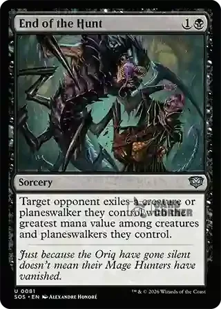 Secrets of Strixhaven Card List - End of the Hunt 0081