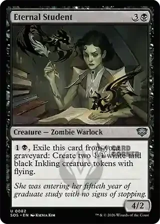 Secrets of Strixhaven Card List - Eternal Student 0082
