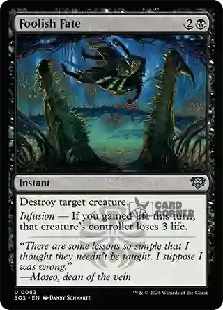 Secrets of Strixhaven Card List - Foolish Fate 0083