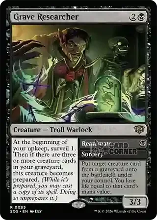 Secrets of Strixhaven Card List - Grave Researcher 0085