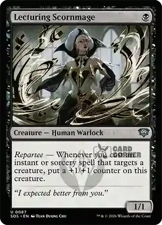 Secrets of Strixhaven Card List - Lecturing Scornmage 0087