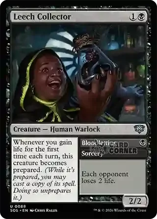 Secrets of Strixhaven Card List - Leech Collector 0088