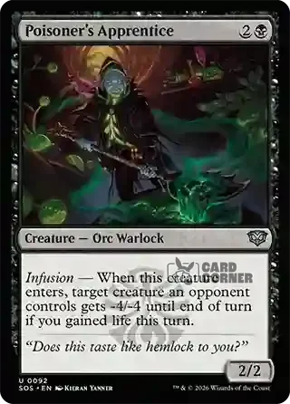 Secrets of Strixhaven Card List - Poisoner's Apprentice 0092