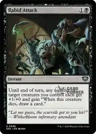 Secrets of Strixhaven Card List - Rabid Attack 0096