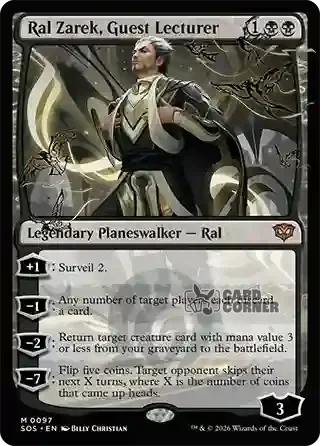 Secrets of Strixhaven Card List - Ral Zarek, Guest Lecturer 0097
