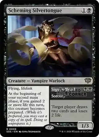 Secrets of Strixhaven Card List - Scheming Silvertongue 0099