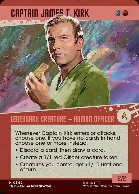 MTG Star Trek Captain James T. Kirk M0542