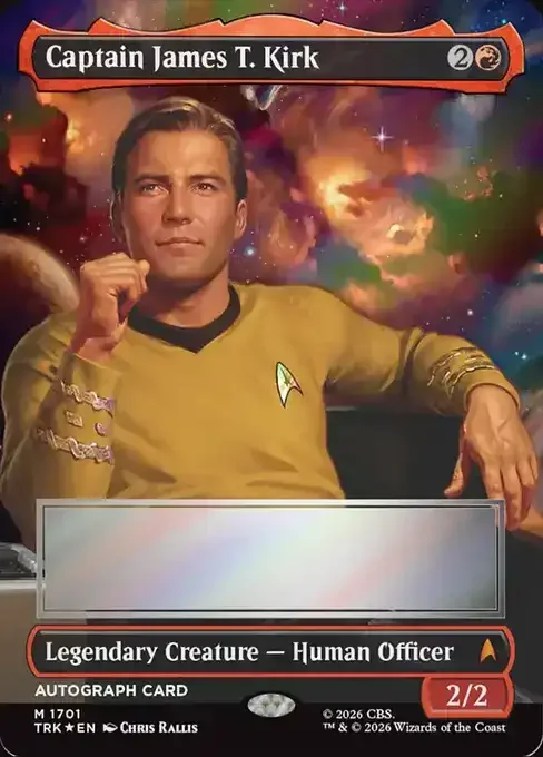 MTG Star Trek Captain James T. Kirk M1701