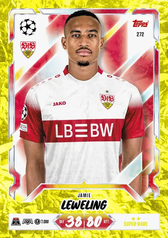 Match Attax UCC 26 27 Set List Jamie Leweling