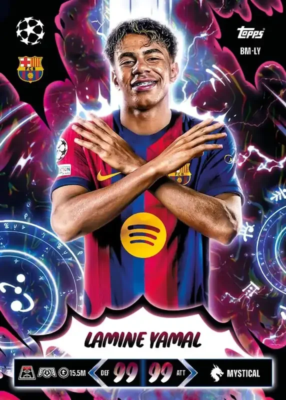 Match Attax UCC 26 27 Lamine Yamal Mystical
