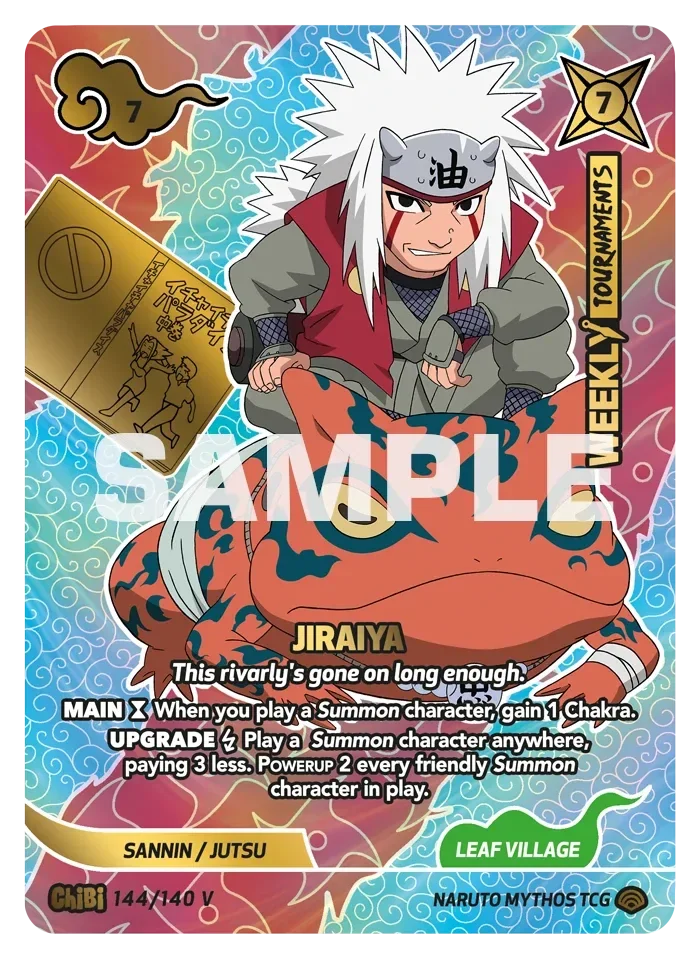 Naruto Mythos Shinobi Shiren Jiraiya Chibi 144/140 V