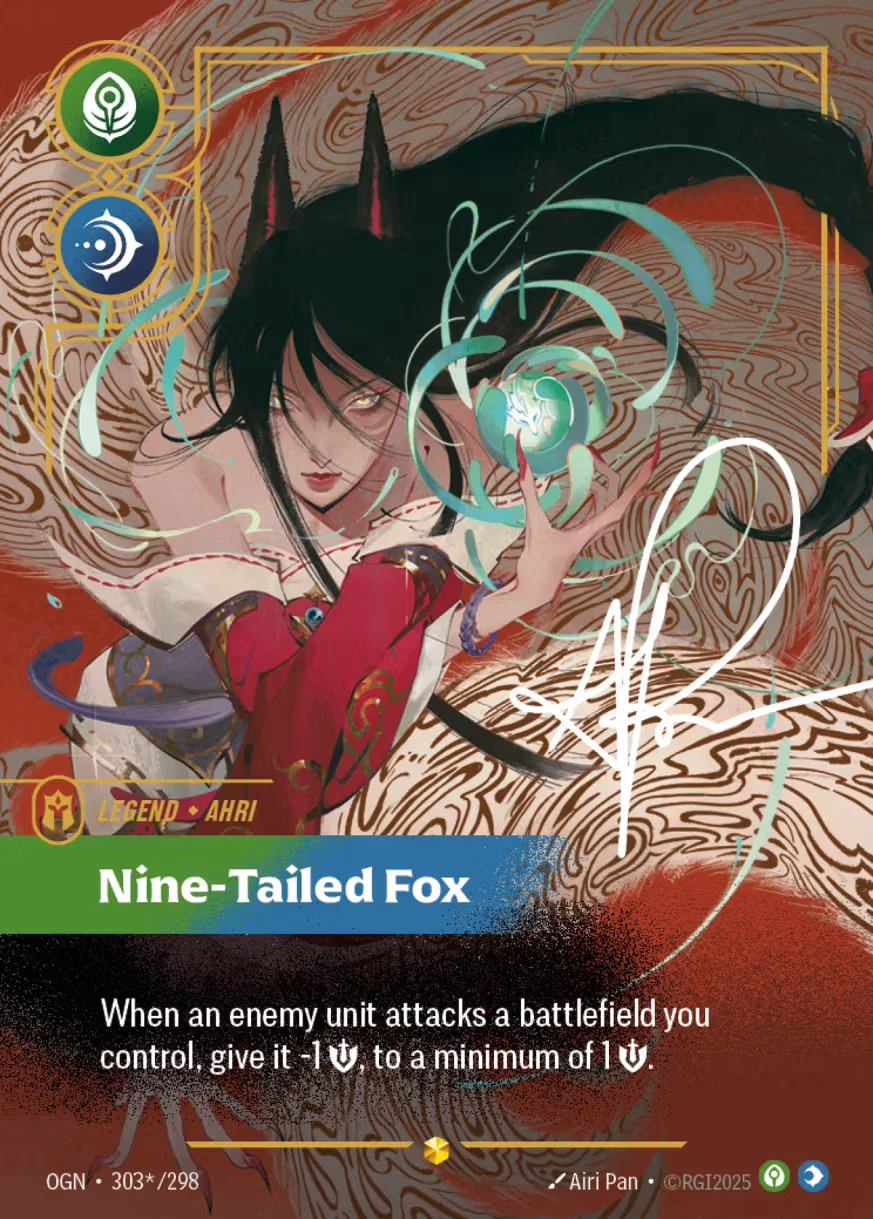 Riftbound Origins Ahri 303*/298