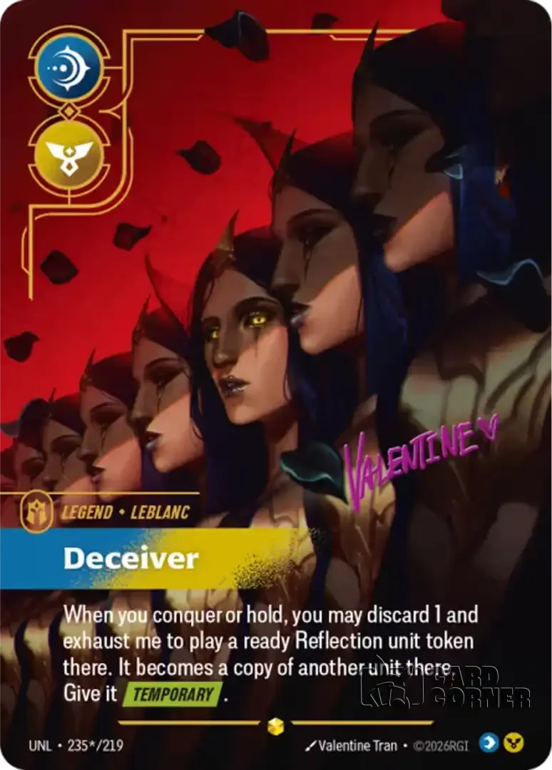 Riftbound Unleashed Deceiver 235*/219