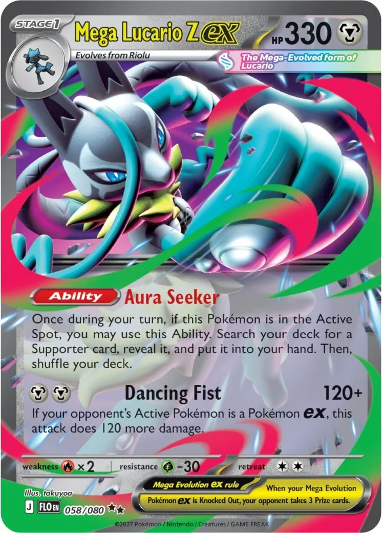 FLO Mega Lucario Z 058