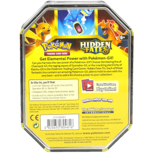 Pokemon Hidden Fates Tins Box