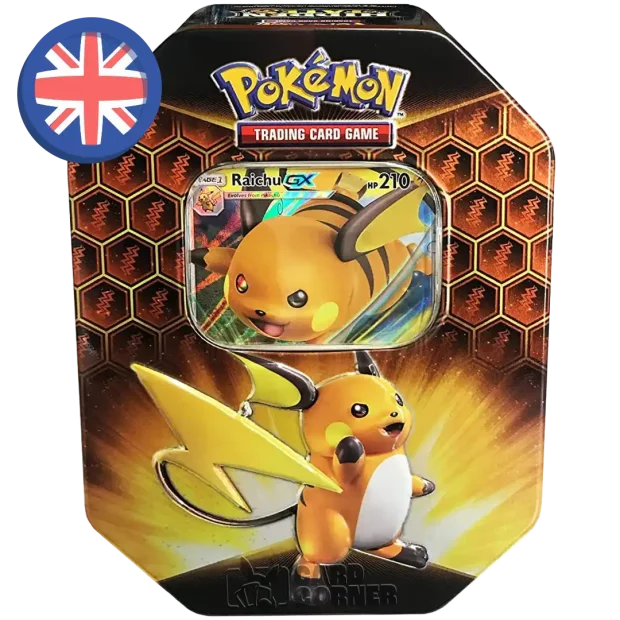 Pokemon Hidden Fates Tins Raichu Tin