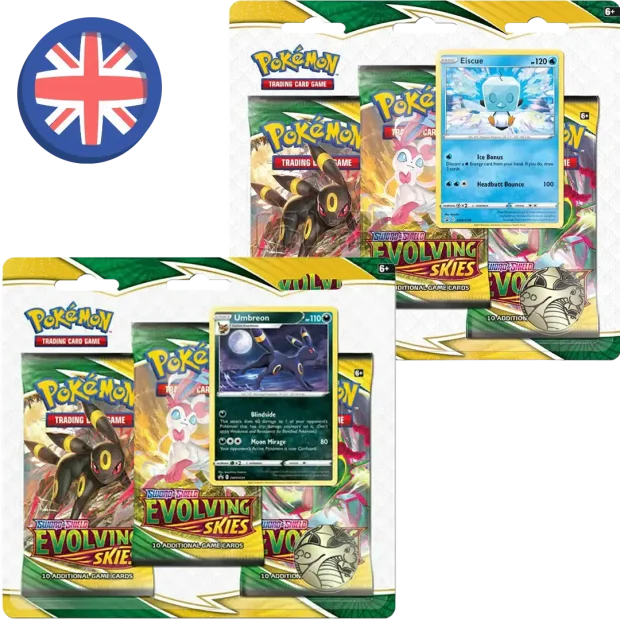 Pokemon Evolving Skies 3-Pack Blister