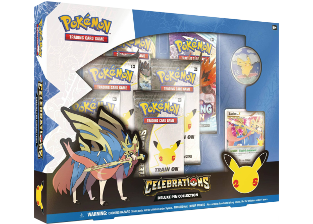 Celebrations Zacian Deluxe  Pin Box Englisch
