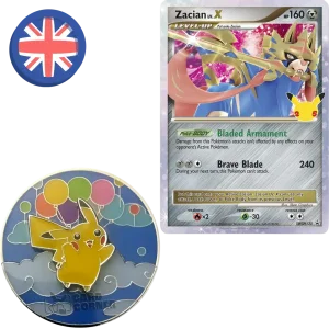 Pokemon Celebrations Zacian Deluxe Pin Box (EN)