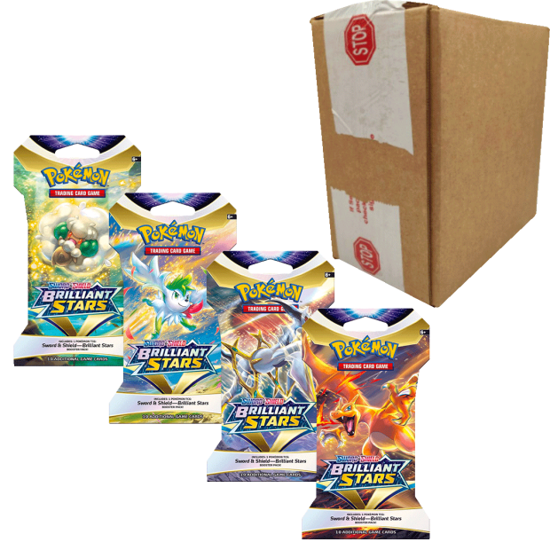 Pokemon Brilliant Stars Sleeved Booster Display - 24 Booster