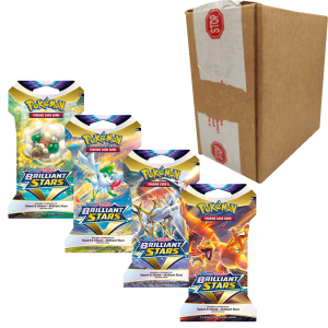Pokemon Brilliant Stars Sleeved Booster Display - 24 Booster