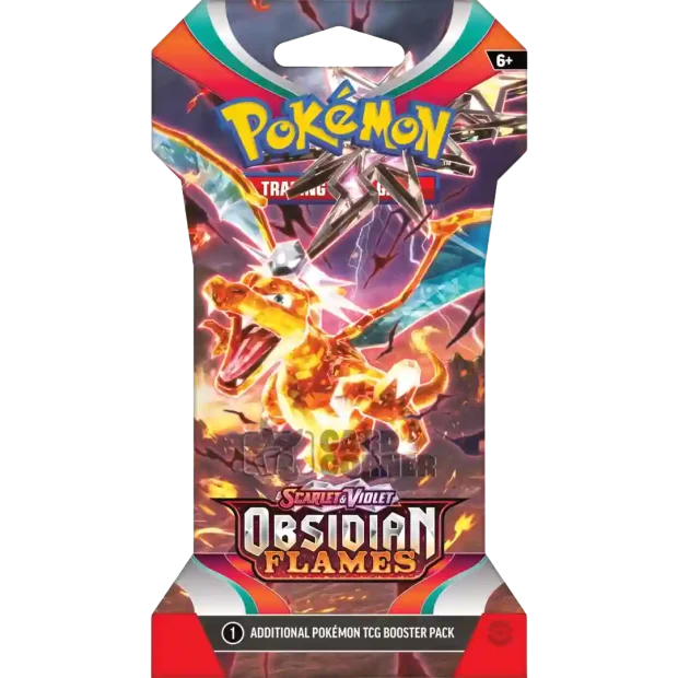 Pokemon Obsidian Flames Sleeved Booster