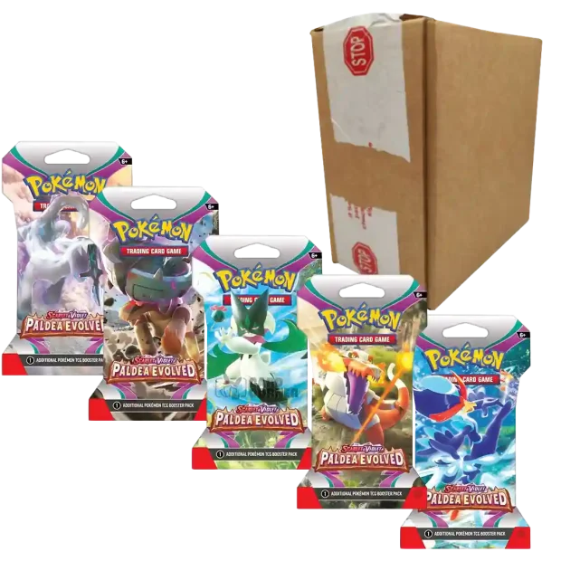 Pokemon Paldea Evolved Sleeved Booster Case - 24 Booster