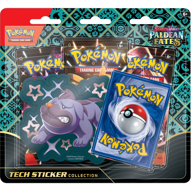 Pokemon Paldean Fates - Tech Sticker Collection Zufällige Collection