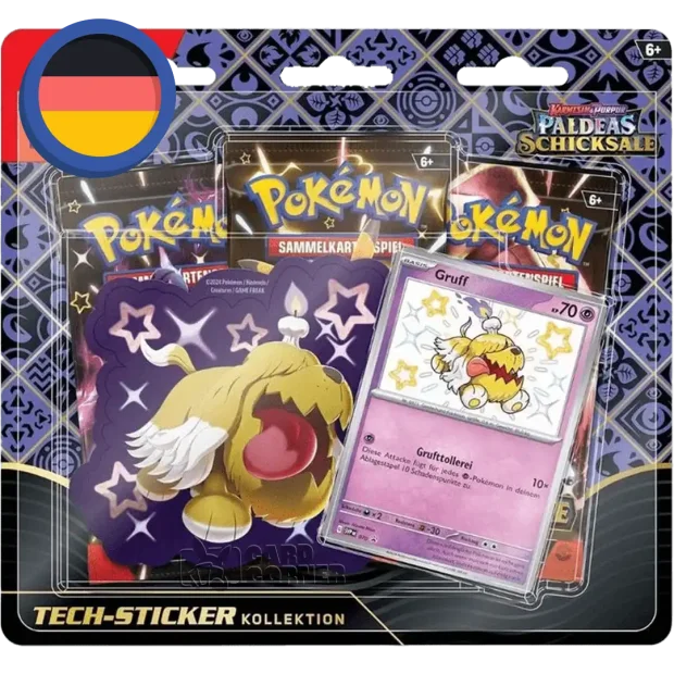 Pokemon Paldeas Schicksale Tech Sticker Kollektion ZUFÄLLIG