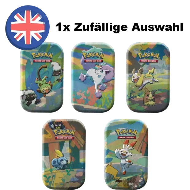 Pokemon Galar Pals Mini Tin ZUFÄLLIG