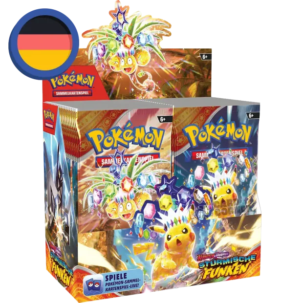 Pokemon Stürmische Funken Display