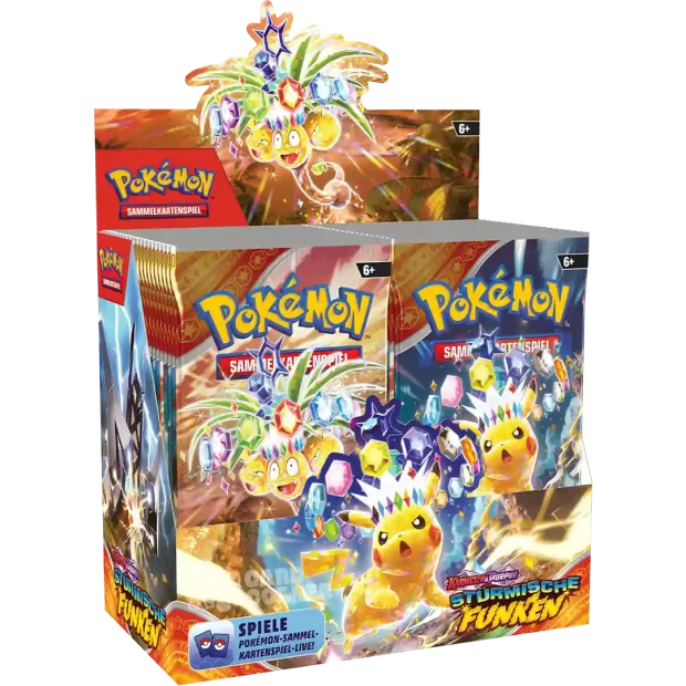 Pokemon Stürmische Funken Display Einzeln