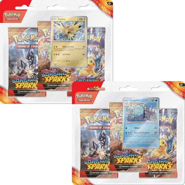 Pokemon Surging Sparks 3Pack Blister, 11,99