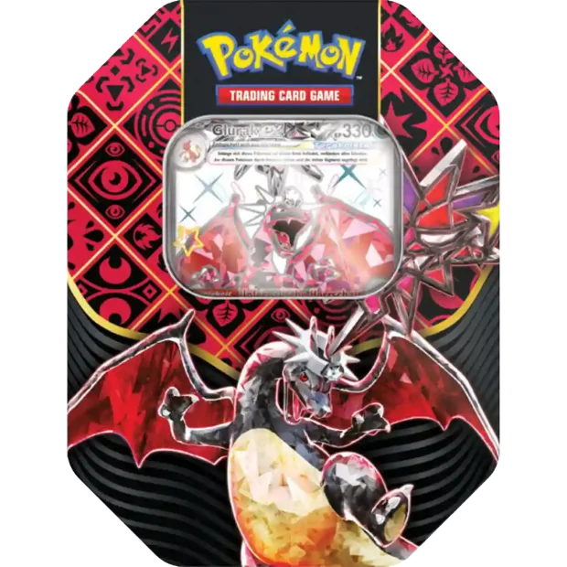 Pokemon Paldeas Schicksale - Tin Box Glurak EX