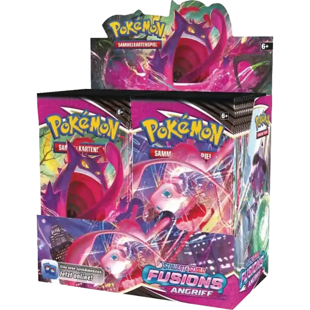 Pokemon Fusionsangriff Display mit Folienriss