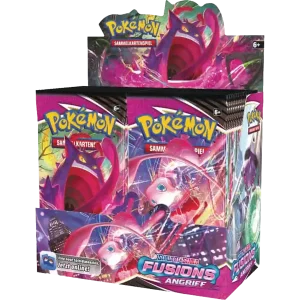 Pokemon Fusionsangriff Display mit Folienriss