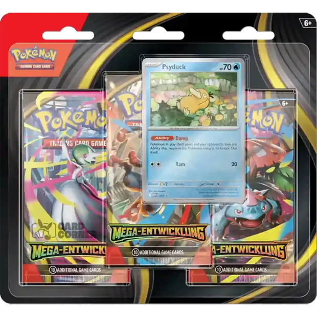 Pokemon Mega Entwicklung - 3-Pack Blister Zufällige Auswahl
